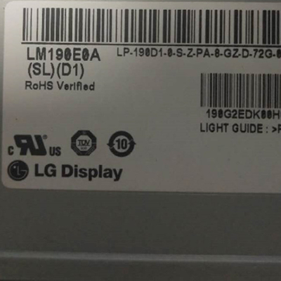 19,0 Duim LVDS 30 LCD van de Speldeninterface Comité Vertoningslm190e0a-sld1 LG Display RGB 1280X1024