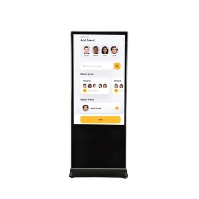 Kiosk die Digitale Signage en Vertoningen adverteren 65 Duim Infrarood Touch screen