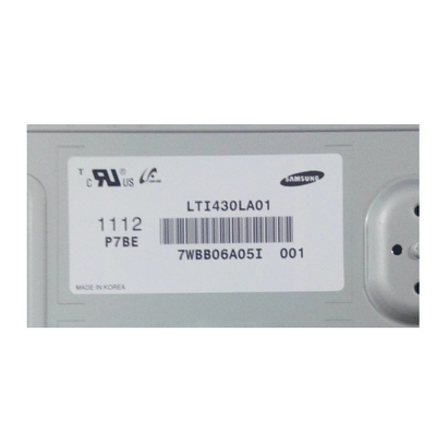 LTI430LA01 uitgerekte Barlcd 43 duim1920×480 IPS