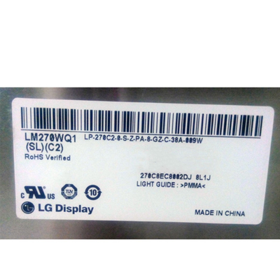 LM270WQ1-SLC2 LG 27,0 duimlcd de Monitorpaneel van TV