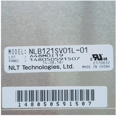 Vervanging van de de Aanrakingsvertoning van 12,1 Duim RGB 800x600 Industriële LCD Monitors NLB121SV01L-01