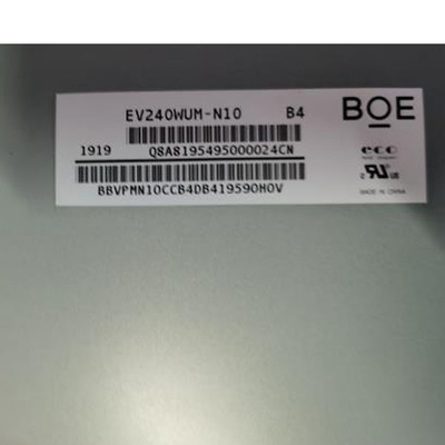 BOE EV240WUM-N10 24,0 Duimips LCD Vertoningscomité Module RGB 1920X1200 Resoluties