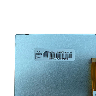 NJ070NA-23A Innolux het scherm van 7 duimtft lcd met de kabel van 1024*600 LVDS en controlemechanisme scheept voor lcd paneel in