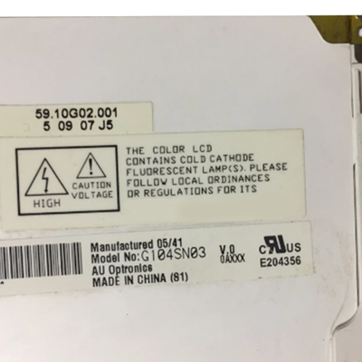 G104SN03 V.0 10,4 duimlcd Module 800*600 Geschikt voor industriële vertoningen