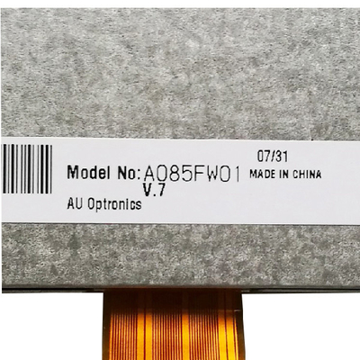 480x234 FPC AUO 26 spelden het Scherm A085FW01 V7 van 8,5 duimtft lcd