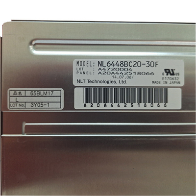 NL6448BC20-30F 6,5 de Industriële LCD vertoning van duimtft 640*480 LVDS 20pin voor NEC