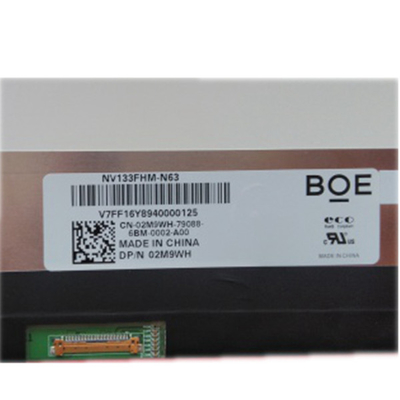IPS van BOE NV133FHM-N63 1920x1080 FHD Comité 13,3 duim het Slanke Geleide Laptop Scherm