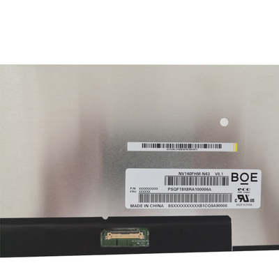 Slanke 30pins Informaticalaptop Lcd van BOE leidde het Vertoningsscherm NV140FHM-N63 14,0 Duim voor Asus Ux433