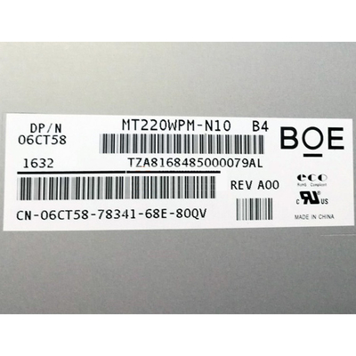 BOE 22,0 duimlcd het Comité van de het Schermev220wpm-n10 resolutie 1680*1050 lvds 30pins LCD