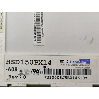 HSD150PX14-A08 LCD-schermpaneel LCD-scherm 15,0 inch 60Hz Transmissiv