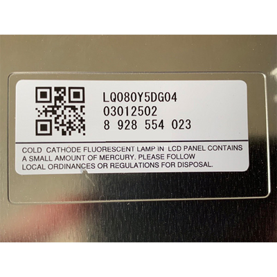 LQ080Y5DG04 LCD-scherm Display 8,0 inch 800*480 LCD-paneel