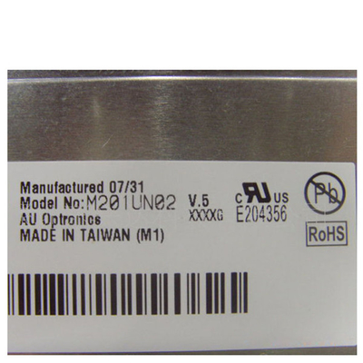 M201UN02 V5 1600*1200 TFT LCD-paneel voor AUO