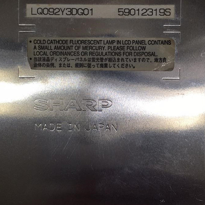 LQ092Y3DG01 800*480 9,2 inch LCD-schermmodule