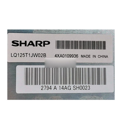 LQ125T1JW02B 12,5 inch 2560*1440 LCD-scherm voor duurzame laptops