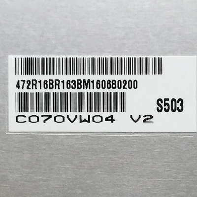 C070VW04 V2 Originele 7,0 inch 800*480 133PPI-display voor AUO TFT LCD-scherm
