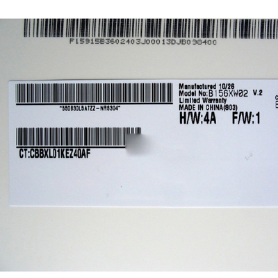 Nieuwe B156XW02 V2 HW4A 15,6 inch met LED-driver LCD-scherm
