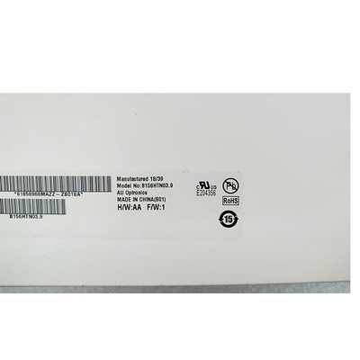 RGB Verticale Streep B156HTN03.9 15,6 inch TFT LCD-scherm