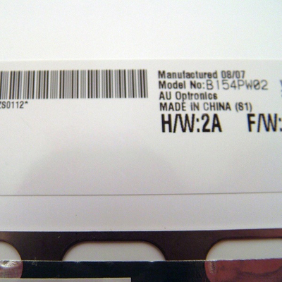 Nieuwe B154PW02 V1 15,4 inch spiegel Hard coating LCD scherm