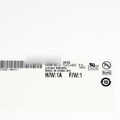 B154EW09 V0 15,4 inch 1280*800 98PPI vloeibare kristallen