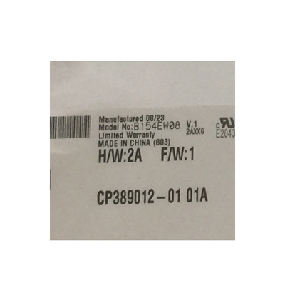 Voor notebook B154EW08 V1 15,4 inch 1280*800 98PPI LCD-moud
