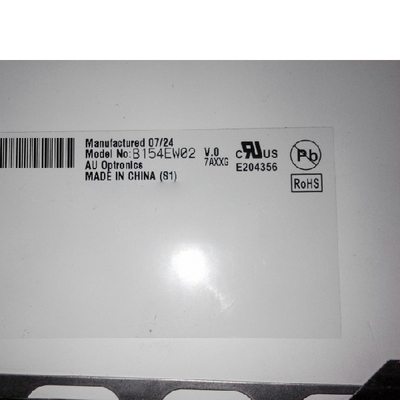 15.4 inch B154EW02 V0 HW3A Mat oppervlak Hard coating LCD scherm