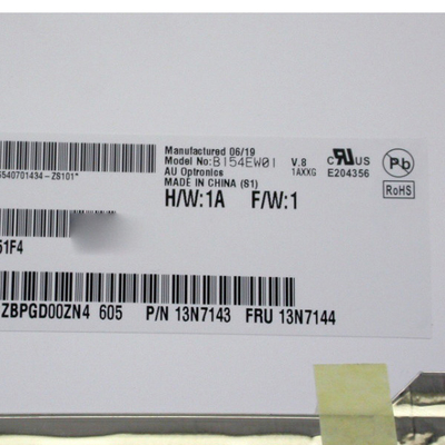 Afmeting 15,4 inch B154EW01 V8 30 pinnen 3.3VTyp LCD Moudle