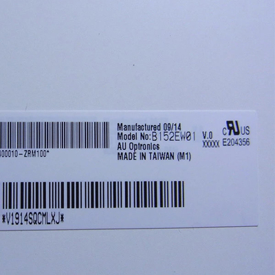 B152EW01 15,2 inch 1280*854 LCD Display LVDS