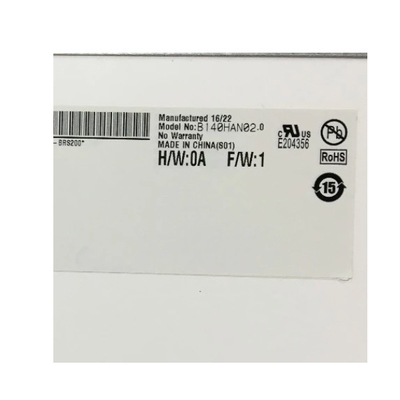 B140HAN02.0 14,0 inch 1920*1080 LCD-scherm voor AUO