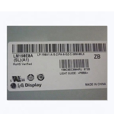 Scherm het originele van de 19,0 duimlm190e0a-sla1 LM190E0A (SL) (A1) LCD Vertoning