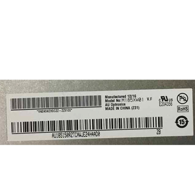 Het Comité 1366X768 LVDS van M185XW01 VF AUO TFT LCD interfacewxga TFT Vertoning