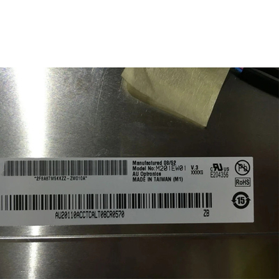 A-Si TFT LCD, Laptop van LCM LCD het Scherm van AUO M201EW01 V3 1680*1050