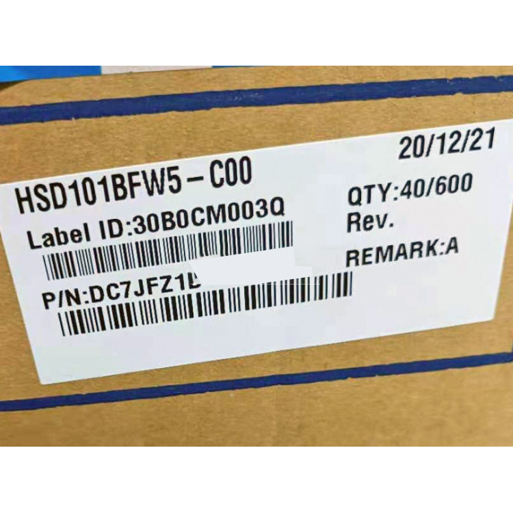 Het nieuwe en originele 10,1 Comité HSD101BFW5-C00 van het duim1024*600 LCD Scherm voor Automobielvertoning