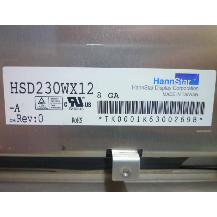 HSD230WX12-A Originele 23.0 inch 1280*768 LVDS LCD-scherm voor HannStar