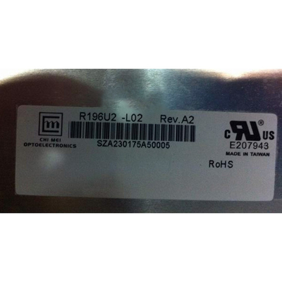 Goede prijs Originele 1600*1200 R196U2-L01 het Schermvertoning van 19,6 Duimtft lcd voor Chimei Innolux online