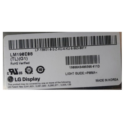 Goede prijs LM190E08-TLG1 19,0 inch 1280*1024 LCD-schermmodule online