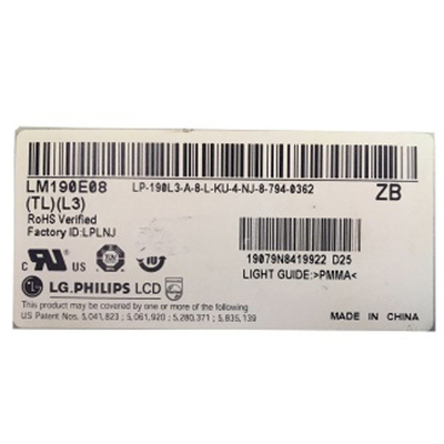 Goede prijs LM190E08-TLL3 19.0 inch 1280*1024 LCD-modulepaneel online